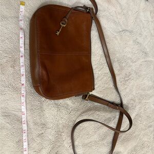 Fossil Tan Leather Bag
